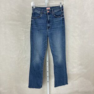 Mother The Hustler Ankle Fray Healing Jar Jeans 28